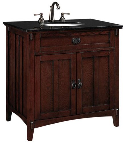 Artisan Bath Vanity 33W MACINTOSH OAK