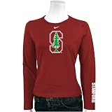 Nike Stanford Cardinal Ladies Classic Logo Long Sleeve T-shirt