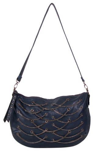 Candice High Quality Women Fashion Handbag Shoulder Bag Purse Totes Satchel Clutches Hobos (LA54834 BLUE)