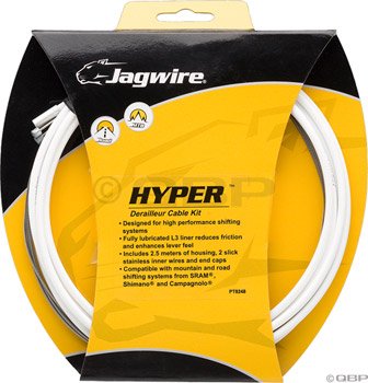 Jagwire Universal Sport Shift Kit, White