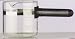 Medelco EXP100 Universal Espresso Replacement Carafe with Black Handle