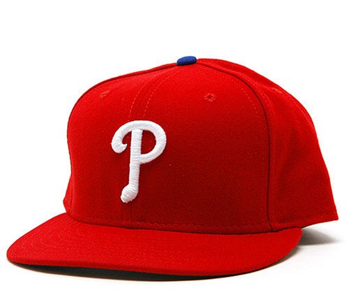 Philadelphia Phillies NEW ERA Fitted Baseball Hat - Red