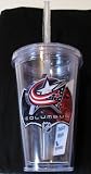 Columbus Blue Jackets Double Wall Tumbler with Straw