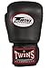 Twins Special Leather Boxing Gloves - BGVL-3 - w/ Velcro Wrist Strap (Red w/ Black, 16oz)