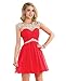 Babyonline Beaded Chiffon Prom Dresses 2015 Short Summer Homecoming Gown