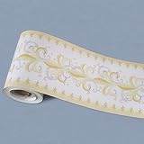 LoveFaye 古典自己接着壁紙ボーダーズ家庭装飾品 DIY 簡単 貼付シール 防水