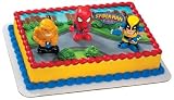Spider Man And Friends Super D Super Heroes Cake Topper Set