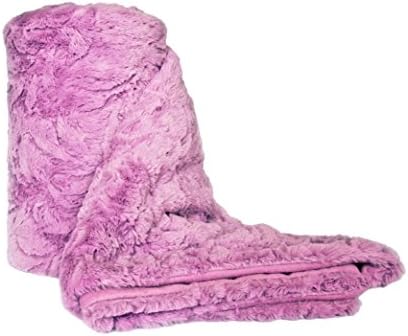 Highland Feather Cozy Throw, Lilac