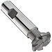 Niagara Cutter CVS130 Convex Radius Shank Type Cutter, High Speed Steel, Uncoated (Bright), Weldon Shank, 1-1/4" Cutter Diameter, 6 Flutes, 1/8" Radius