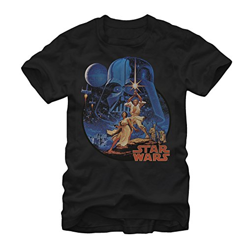 Star Wars Vintage Art Mens Graphic T Shirt
