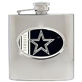 Dallas Cowboys 6oz Stainless Steel Hip Flask