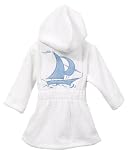 Elegant Baby Tropical Bath Robe- Sailboat