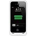 Mophie Juice Pack Air Case and Rechargeable Battery for iPhone 4 (White) Compatibility with both Verizon & AT&T iPhone 4