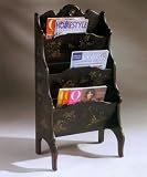 Floral Painted Magazine Rack