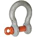 CM M655A-G Screw Pin Midland Anchor Shackle, Alloy Steel, 1-1/8" Size, 15 ton Working Load Limit