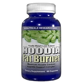 Hoodia Fat Burner - 60 Capsules Maximum Hoodia Gordonii Appetite Suppressant Weight Loss Diet Pills