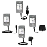 Road Warrior Kit for the Pharos PGS Phone 600 includes a Car & Wall Charger AND USB cable AND Battery Extender - Gomadic Brand w/ TipExchange Technology