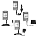 Electronics : Road Warrior Kit for the Pharos PGS Phone 600 includes a Car & Wall Charger AND USB cable AND Battery Extender - Gomadic Brand w/ TipExchange Technology