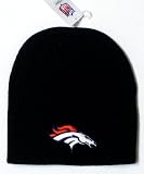 NFL licensed Denver Broncos Knit Beanie Hat (Black) NEW