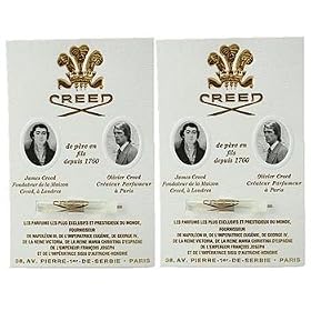 * CREED GREEN IRISH TWEED for Men and Women * 0.05 oz Millesime Splash Vial with Card (2 pcs)