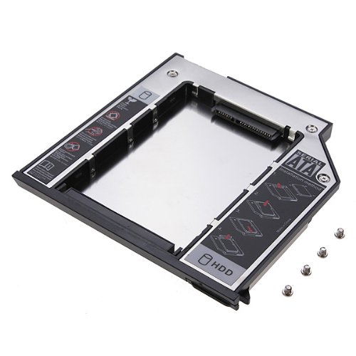 2.5inch SATA 2nd HDD Hard Driver Caddy Dell Latitude E6400/E6500 9.5mm.