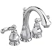 American Standard 6028.240.002 Dazzle Two-Handle Minispread Faucet with Metal Speed Connect Pop Up Drain and Metal Lever Handles, Polished Chrome