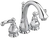 American Standard 6028.240.002 Dazzle Two-Handle Minispread Faucet with Metal Speed Connect Pop Up Drain and Metal Lever Handles, Polished Chrome