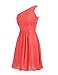 Dressystar® Short One Shoulder Bridesmaid Dress A-line Cocktail Party Gown