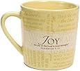 Lighthouse Christian Products Promises of Joy with 10 Scripture Cards Ceramic Mug, 14 oz