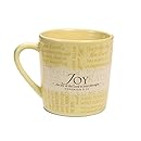 Lighthouse Christian Products Promises of Joy with 10 Scripture Cards Ceramic Mug, 14 oz