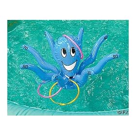 Inflatable Octopus Ring Toss Game (1 set) by Fun Express