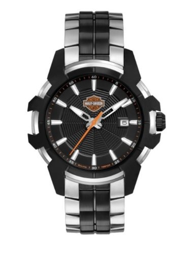 Harley-Davidson Men's Bulova Wrist Watch, Spider Collection. 78B124