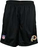 Washington Redskins Black Coaches' Mesh Shorts - X-Large