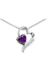Star K 7mm Heart Pendant Sterling Silver
