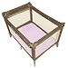 Kushies Certified Organic Play Pen Fitted Sheet, Pink