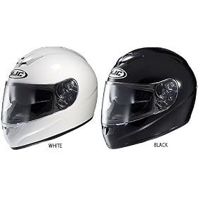 HJC Solid Men's FS-10 Sports Bike Racing Motorcycle Helmet - Color: Black, Size: Medium