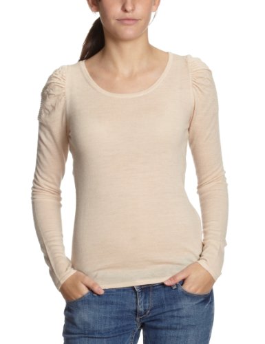Calvin Klein Jeans Damen Pullover CWR51C K011J, Gr. 36/38 (S), Beige (036) Preisvergleich