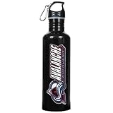 Colorado Avalanche NHL 26 oz. Black Stainless Steel Water Bottle