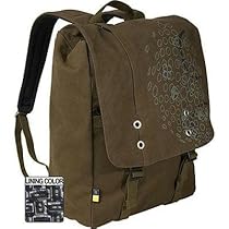 Case Logic SNB-15 15.4-Inch Canvas Lifestyle Backpack (Green)