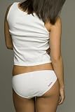 Alabama Crimson Tide Low-Rise - White Collection Womens' Collegiate Underwear