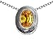 1.00 cttw Genuine Oval Yellow Sapphire Pendant - 14kt Yellow Gold LIFETIME WARRANTY