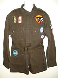 BILLIONAIRE BOYS CLUB Mens Military Jacket in Brown