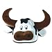 Plush Cow Head-Hat Party Accessory (1 count)