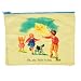Dick & JANE MAKEUP recycled retro BAG TOTE purse zip NU