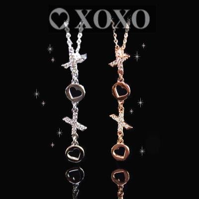★送料無料★【30%OFF】「XOXO　～kisskiss～」キラリ輝く「X」！Shine&Heart
