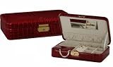 Croc Travel Jewelry Organizer (Red) (10.5"W x 7.25"D x 2.75"H)