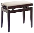Stagg Piano Bench - Rosewood and Beige Velvet