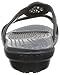 crocs Womens Women's Sanrah Circle Sandal,Black/Charcoal,6 M US