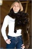 Apparel : Women's Floral Fox Fur Boa