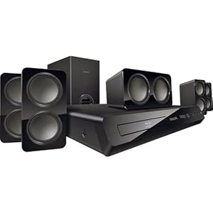 Philips HTS3541/F7 5.1-Channel Blu-ray Home Theater System with Built-In Wi-Fi